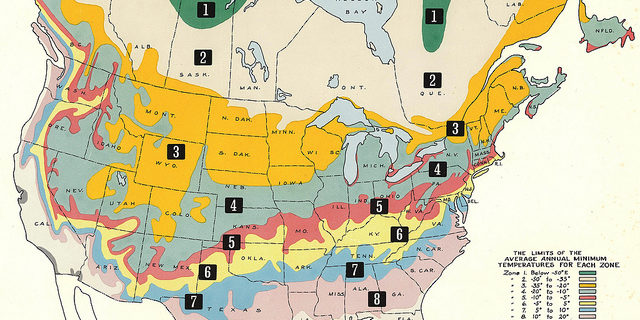 Hardiness map