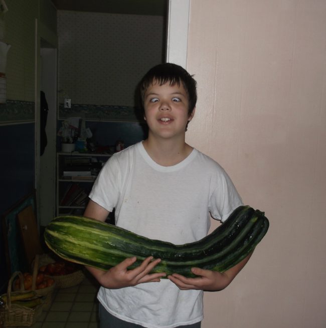ZUKES! giant zucchini