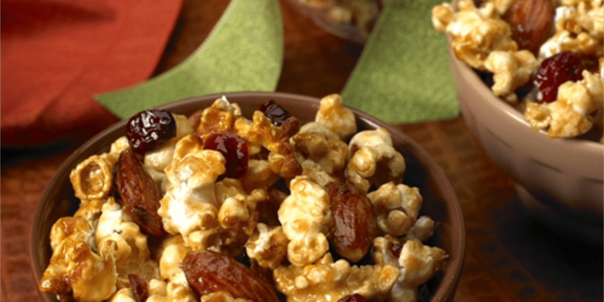 cranberry orange popcorn
