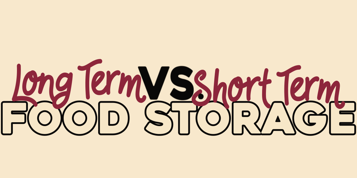 Food storage long short term food storage