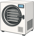 putting by freeze dryer